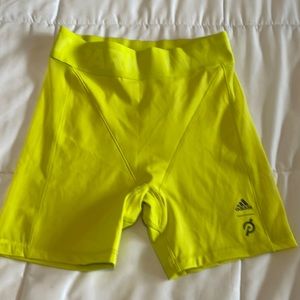 Adidas Ivy Park & Peloton Cycling Shorts NWT -M Neon Yellow